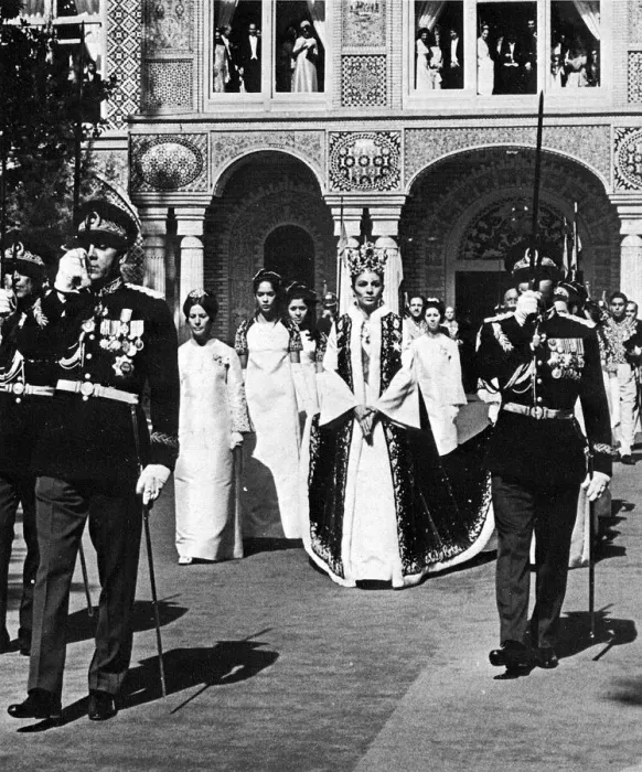 Framed Print : Queen Farah Dibah of Iran - Shahs Coronation Framed Print : Queen Farah Dibah of Iran - Shahs Coronation