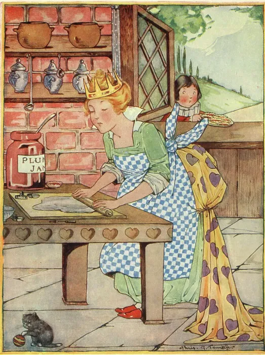 Framed Print : The Queen of Hearts baked some tarts Framed Print : The Queen of Hearts baked some tarts