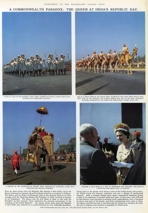 Framed Print : The Queen at Indias Republic Day Framed Print : The Queen at Indias Republic Day