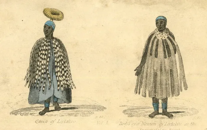 Framed Print : Queen of Leetakoo and a Woman of Leetakoo