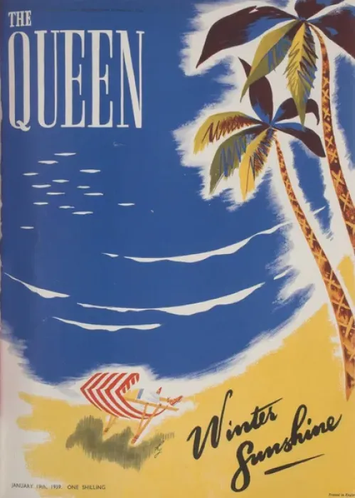 Framed Print : The Queen mag 1938 Framed Print : The Queen mag 1938