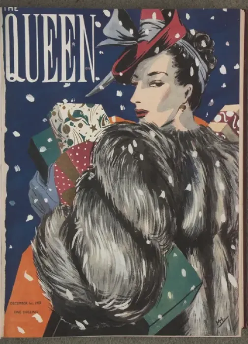 Framed Print : The Queen mag 1938 Framed Print : The Queen mag 1938