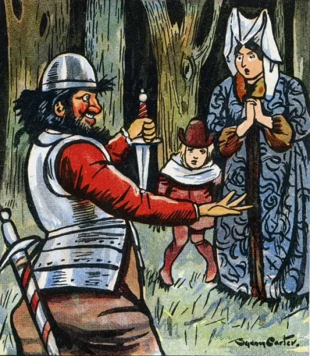 Framed Print : Queen Margaret & the Robbers Framed Print : Queen Margaret & the Robbers
