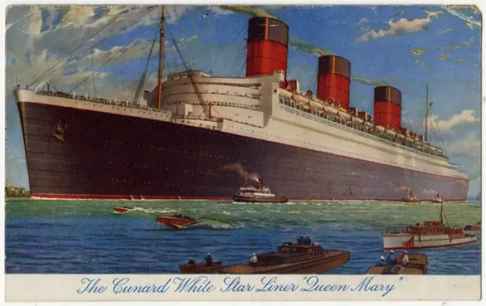 Framed Print : The Queen Mary Framed Print : The Queen Mary