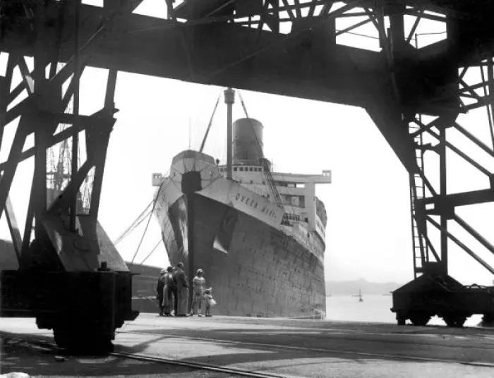 Framed Print : The Queen Mary Framed Print : The Queen Mary