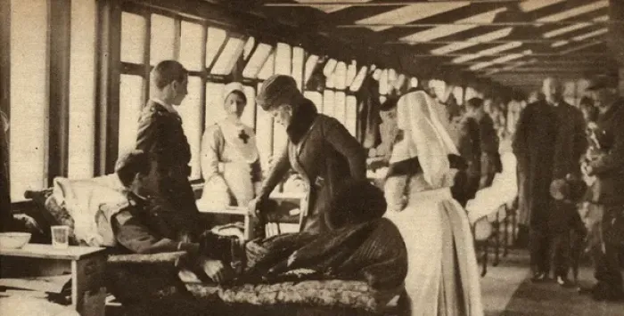 Framed Print : Queen Mary at Cambridgeshire Tuberculosis Colony Framed Print : Queen Mary at Cambridgeshire Tuberculosis Colony