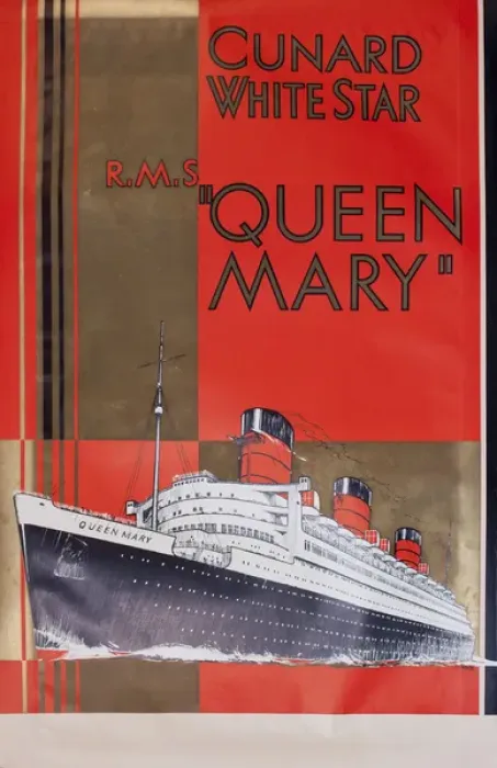 Framed Print : Queen Mary, Cunard White Star cruise liner Framed Print : Queen Mary, Cunard White Star cruise liner