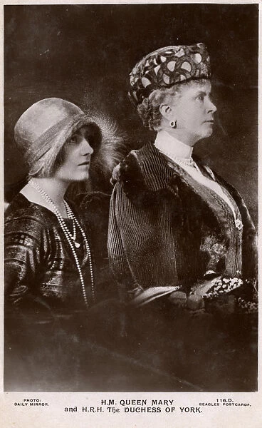 Queen Mary and The Duchess of York