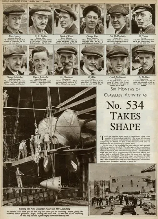 Framed Print : Queen Mary Ocean Liner, 6 months of activity Framed Print : Queen Mary Ocean Liner, 6 months of activity