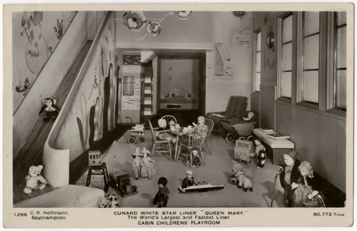 Framed Print : Queen Mary Ocean Liner, playroom for children Framed Print : Queen Mary Ocean Liner, playroom for children