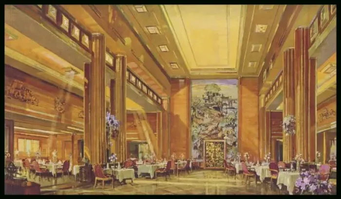 Framed Print : Queen Mary Restaurant Framed Print : Queen Mary Restaurant