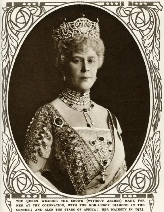Framed Print : Queen Mary at a state function Framed Print : Queen Mary at a state function