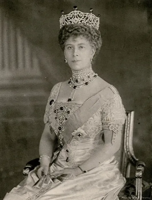 Framed Print : Queen Mary at a state function Framed Print : Queen Mary at a state function