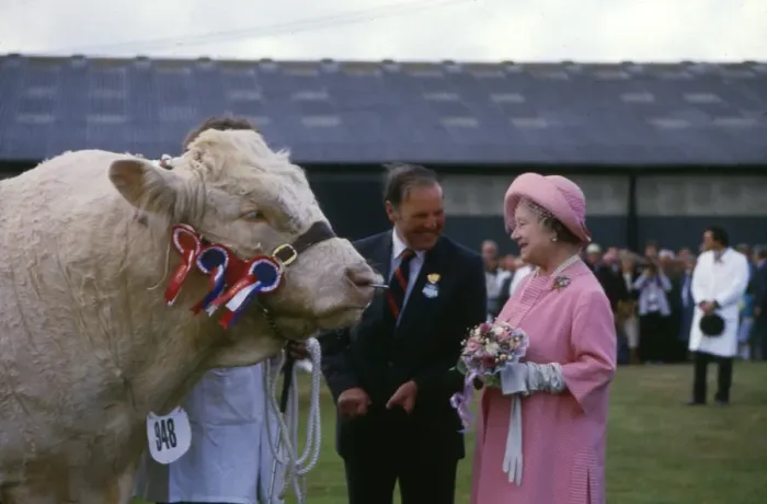 Framed Print : Queen Mother at the Royal Cornwall Show, Wadebridge Framed Print : Queen Mother at the Royal Cornwall Show, Wadebridge
