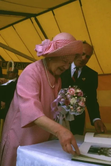 Framed Print : Queen Mother at the Royal Cornwall Show, Wadebridge Framed Print : Queen Mother at the Royal Cornwall Show, Wadebridge