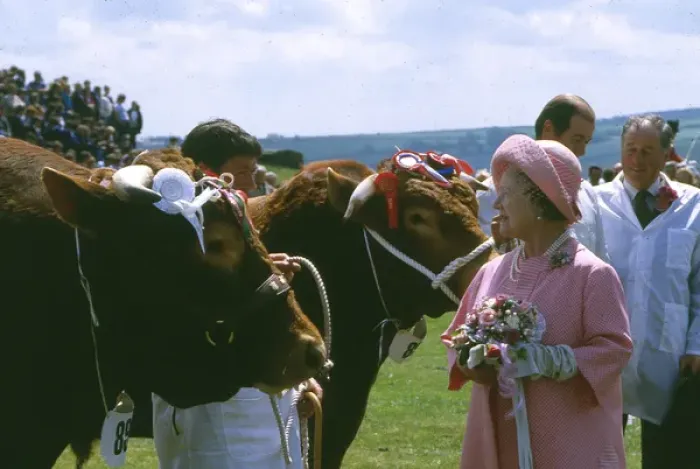 Framed Print : Queen Mother at the Royal Cornwall Show, Wadebridge Framed Print : Queen Mother at the Royal Cornwall Show, Wadebridge