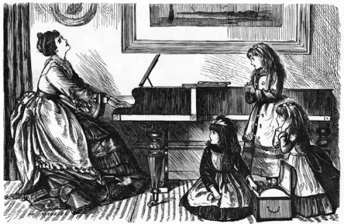 Framed Print : Queen prima-donna at home, 1874 Framed Print : Queen prima-donna at home, 1874