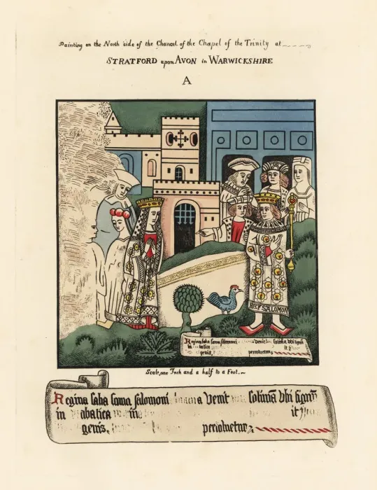 Framed Print : The Queen of Sheba visiting the court of King Framed Print : The Queen of Sheba visiting the court of King