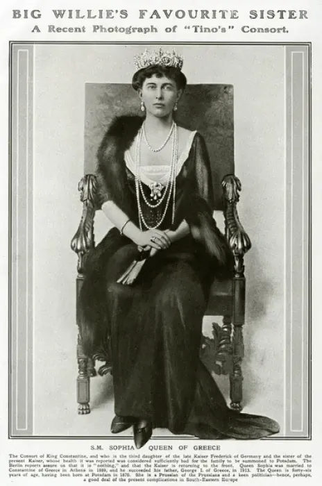Framed Print : Queen Sophie of Greece Framed Print : Queen Sophie of Greece