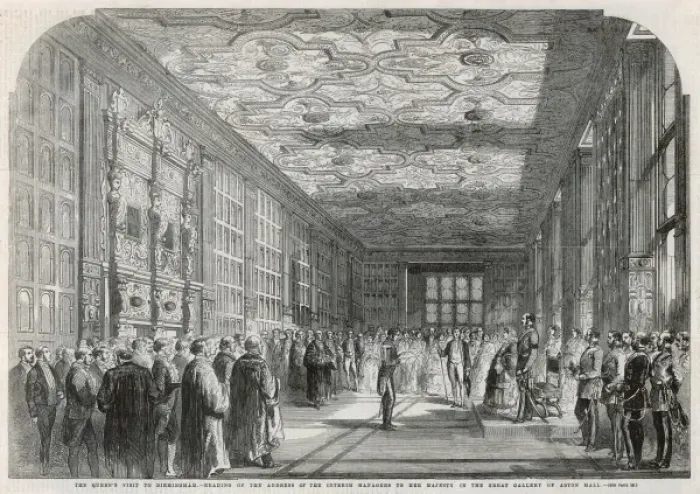 Framed Print : Queen Victoria at Aston Hall Framed Print : Queen Victoria at Aston Hall
