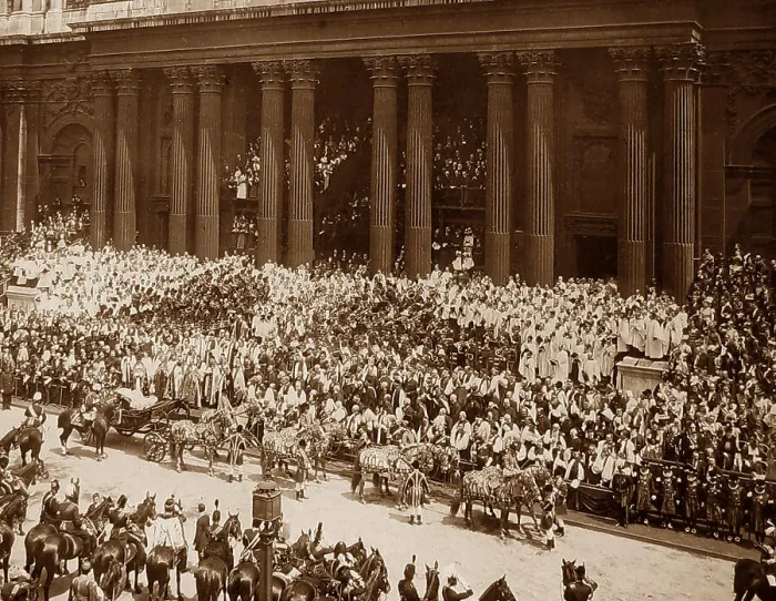 Framed Print : Queen Victoria Diamond Jubilee, London, 22nd June 1897 Framed Print : Queen Victoria Diamond Jubilee, London, 22nd June 1897