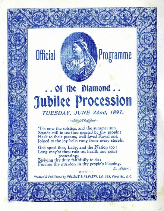 Framed Print : Queen Victoria, Diamond Jubilee programme Framed Print : Queen Victoria, Diamond Jubilee programme
