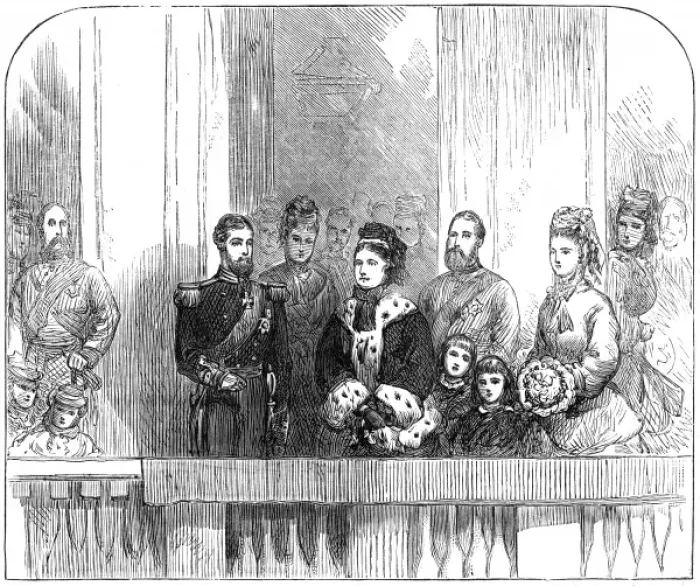 Framed Print : Queen Victoria and family Framed Print : Queen Victoria and family