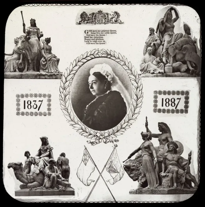 Framed Print : Queen Victoria Golden Jubilee commemoration Framed Print : Queen Victoria Golden Jubilee commemoration