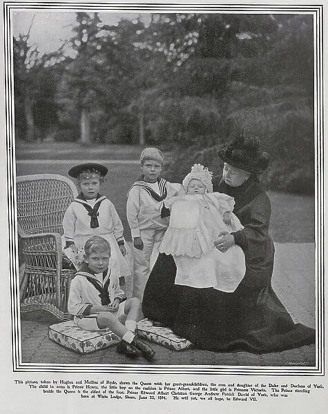 Queen Victoria and Grandchildren