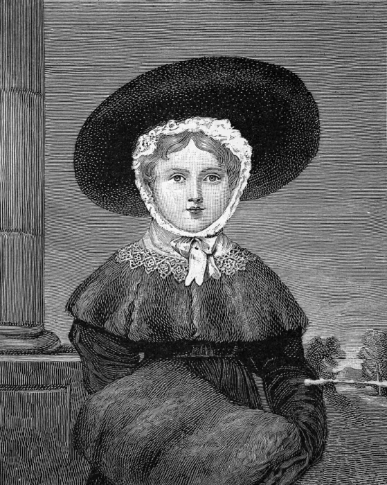 Framed Print : Queen Victoria, when a little girl Framed Print : Queen Victoria, when a little girl
