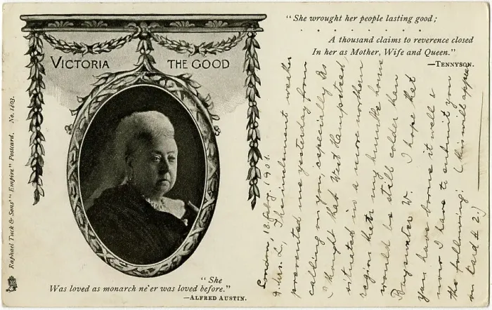 Framed Print : Queen Victoria - Mourning card 1901 Framed Print : Queen Victoria - Mourning card 1901