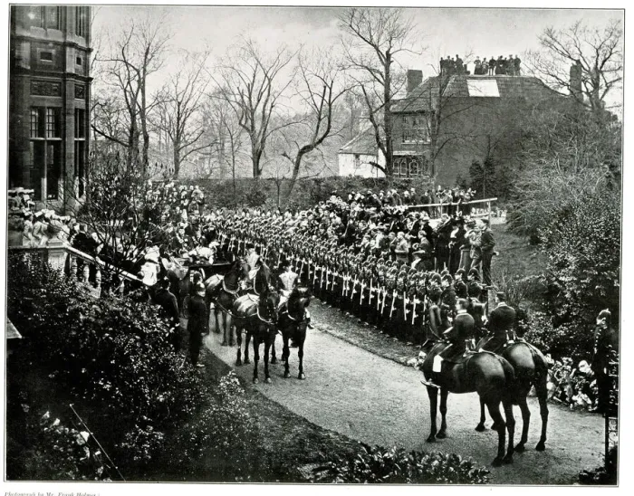 Framed Print : Queen Victoria opening Convalescent Home, Bristol Framed Print : Queen Victoria opening Convalescent Home, Bristol
