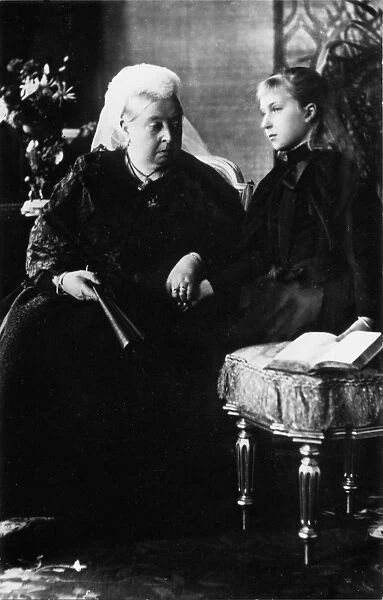 Queen Victoria with Princess Ena