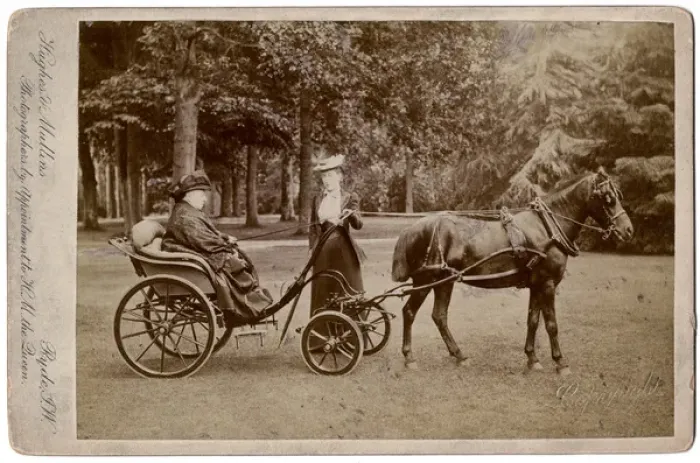 Framed Print : Queen Victoria & Princess Victoria of Schleswig-Holstein