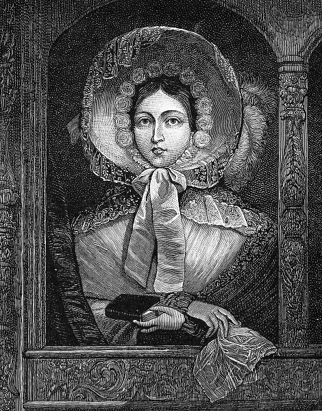 Queen Victoria in St. Georges Chapel, Windsor, 1846