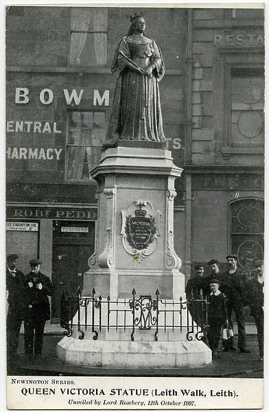 Queen Victoria Statue, Leith Walk, Leith, Scotland