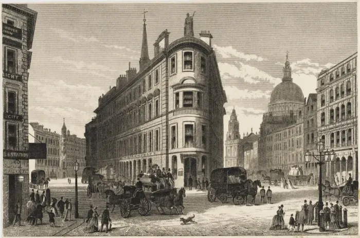 Framed Print : Queen Victoria Street Framed Print : Queen Victoria Street