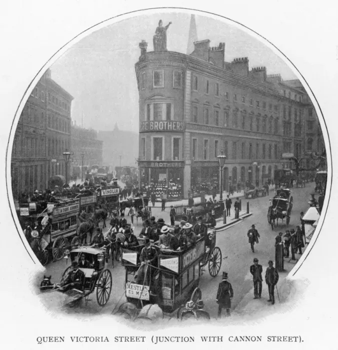 Framed Print : Queen Victoria Street Framed Print : Queen Victoria Street