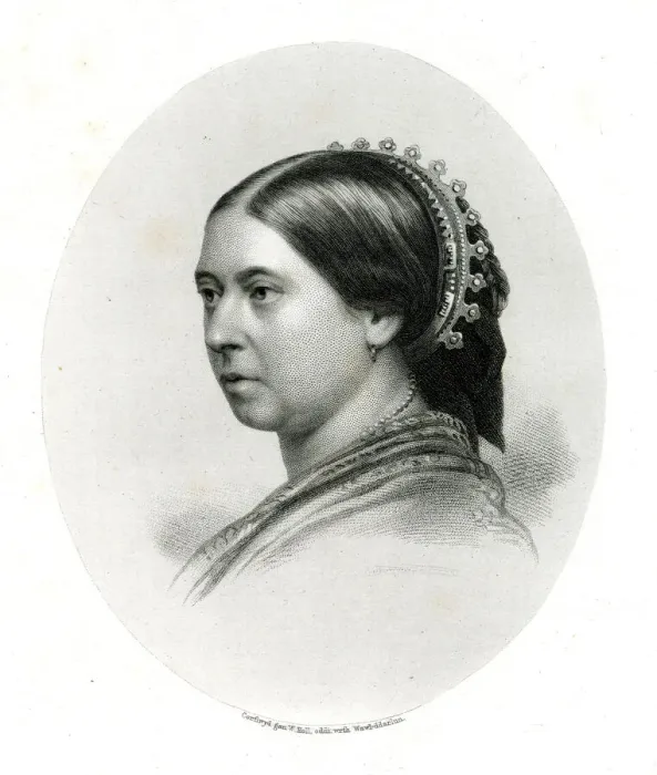 Framed Print : Queen Victoria by W Holl Framed Print : Queen Victoria by W Holl