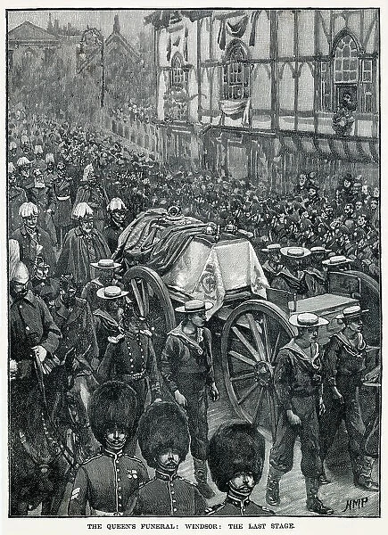 Queen Victoria's Funeral - Last Stage to Windsor