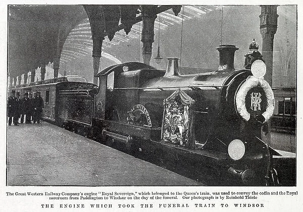 Queen Victoria's Funeral Train from Paddington to Windsor