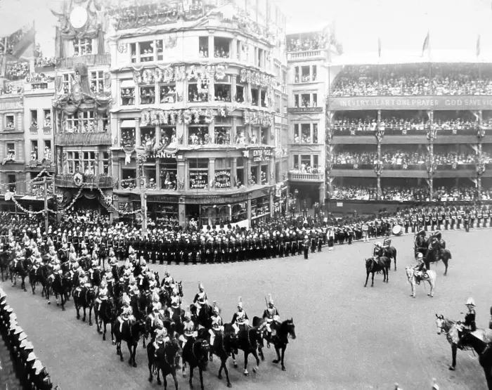 Framed Print : Queen Victoria's Jubilee, London, 1887 Framed Print : Queen Victoria's Jubilee, London, 1887