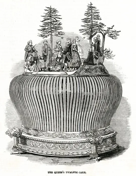 Framed Print : Queen Victorias twelfth cake 1849 Framed Print : Queen Victorias twelfth cake 1849