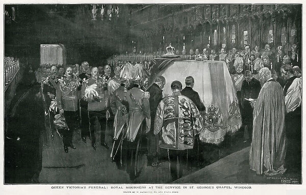 Queen Victoria's Victoria Funeral Burial Service