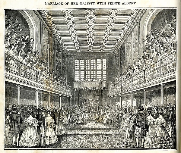 Queen Victorias Wedding at St. Jamess Chapel Royal