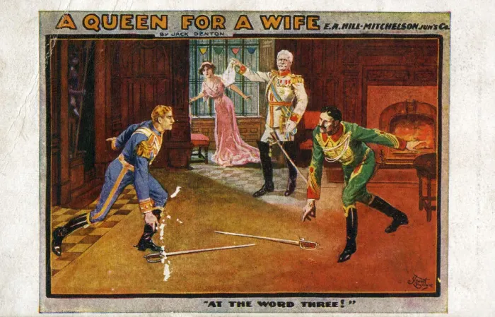 Framed Print : A Queen for a Wife, by Jack Denton, E A Hill-Mitchelson Juns Company Framed Print : A Queen for a Wife, by Jack Denton, E A Hill-Mitchelson Juns Company