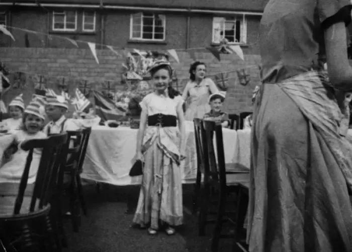 Framed Print : Queens Coronation party June 1953 Framed Print : Queens Coronation party June 1953