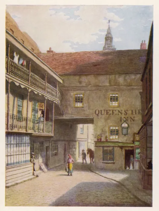 Framed Print : Queens Head, Southwark Framed Print : Queens Head, Southwark