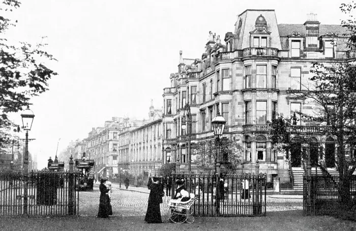 Framed Print : Queens Park Gate, Glasgow early 1900's Framed Print : Queens Park Gate, Glasgow early 1900's