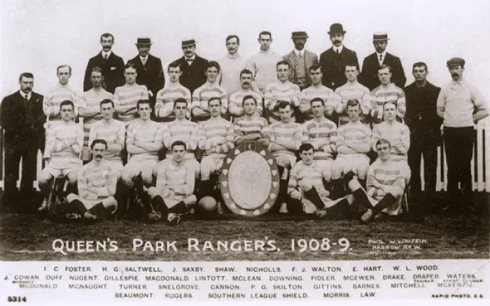 Framed Print : Queens Park Rangers FC football team Framed Print : Queens Park Rangers FC football team